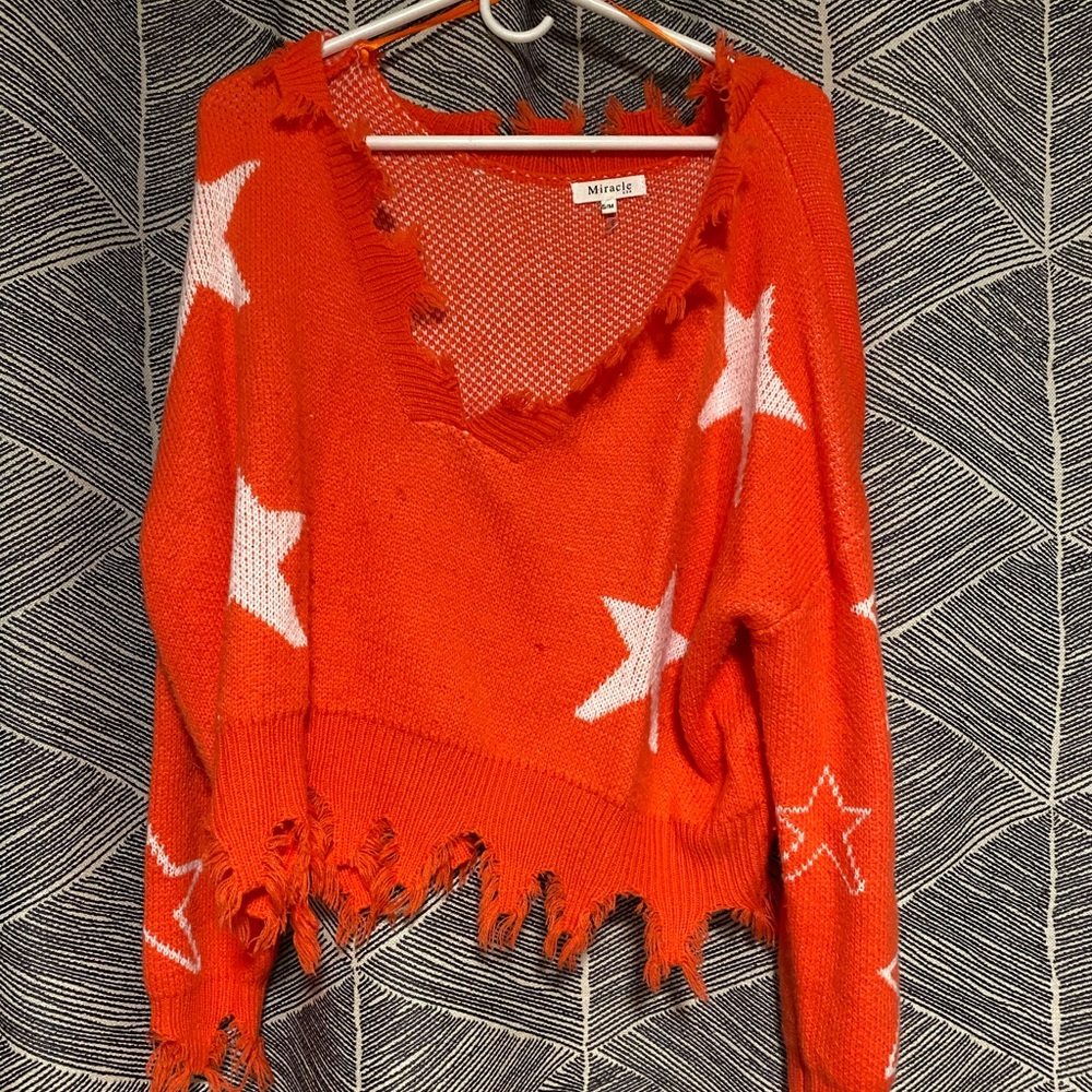 Starred sweater